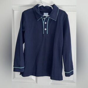 Bella Bean Navy Blue Kids Polo Shirt